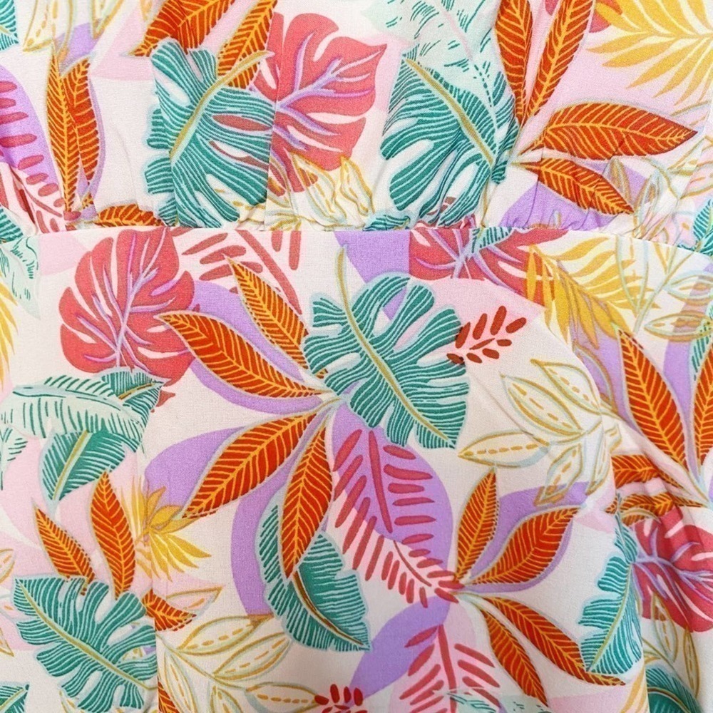 ALICE Blue Palm Blouse Pink Size Small NWT - Picture 2 of 3